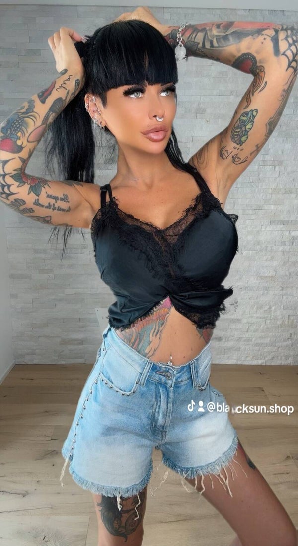 SHORT DENIM BORCHIA