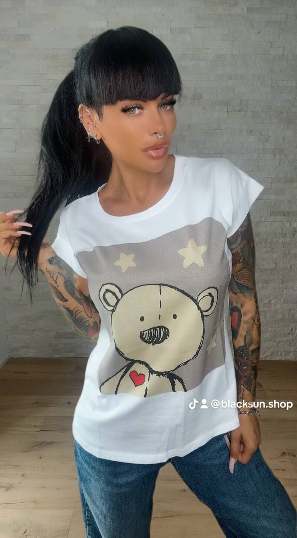 T SHIRT ORSETTO sabbia