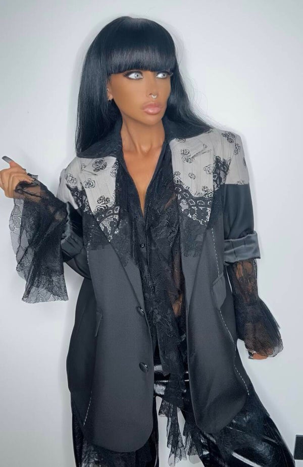 BLAZER PIZZO BLACK