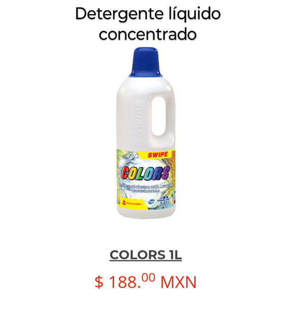 Swipe Colors Detergente líquido Concentrado