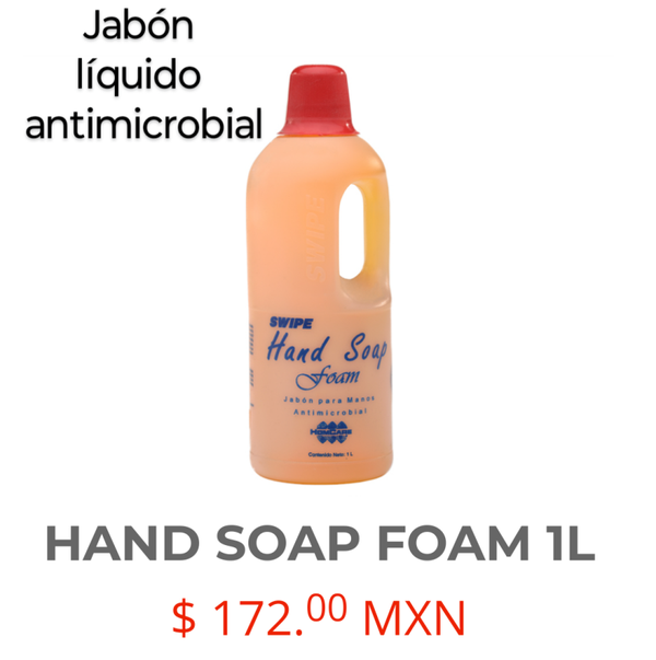Swipe Hand soap (jabón líquido antimicrobial)