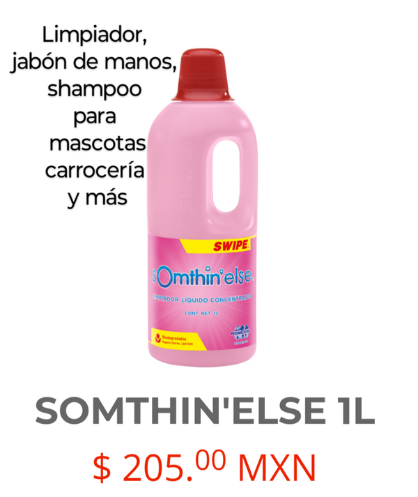 Somthin'Else (Limpiador, jabón de manos, shampoo para mascotas y carrocería y más))
