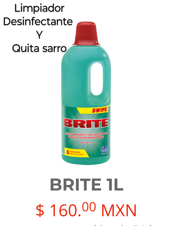 Swipe Brite (limpiador, desinfectante y quita sarro)