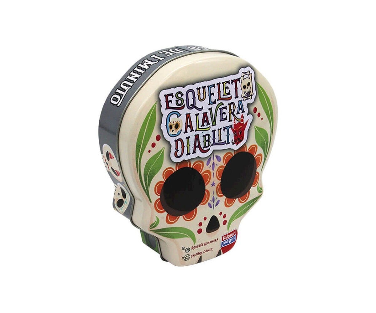 Esqueleto calavera diablito