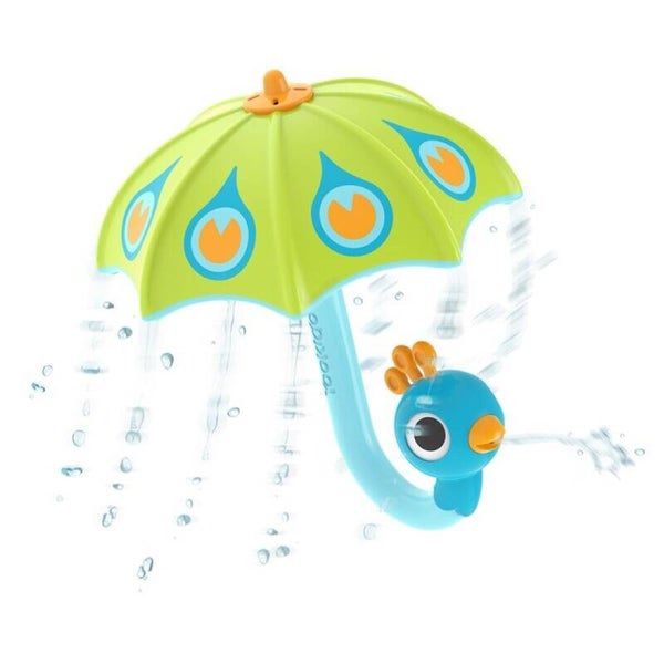 Paraguas lluvia en la bañera verde Yookidoo