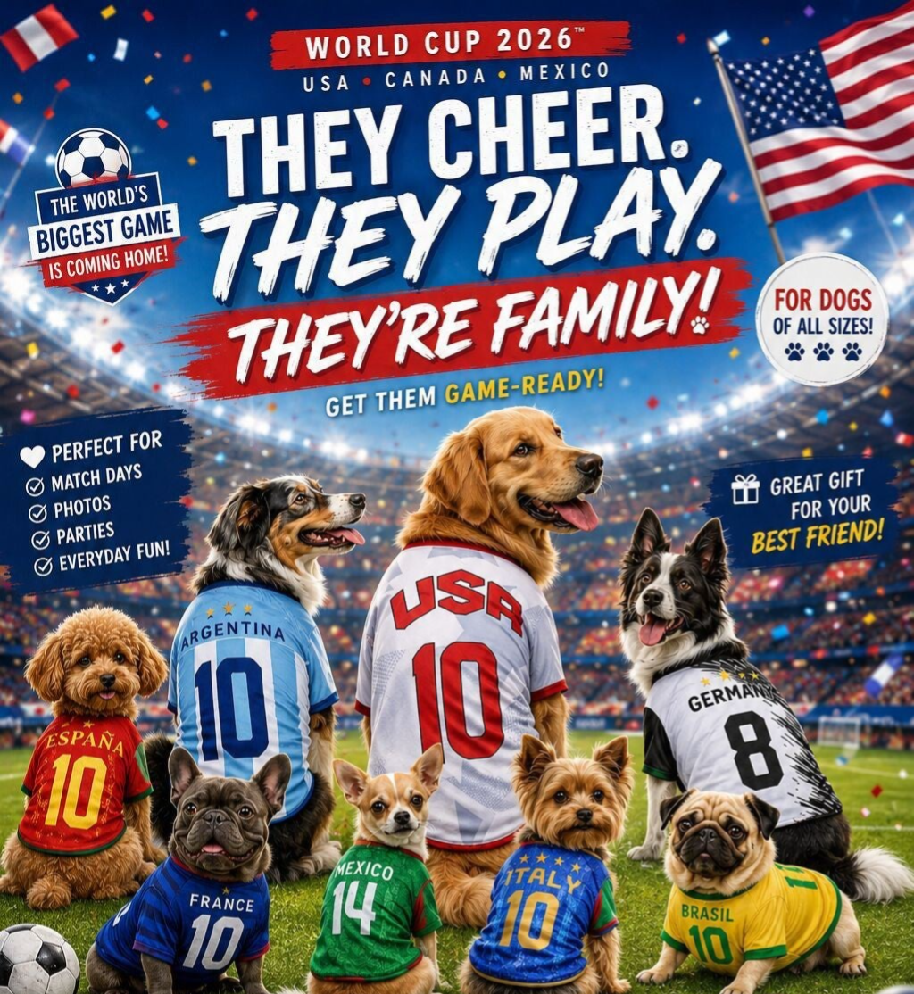 World Cup Pet Shirt ⚽🐾