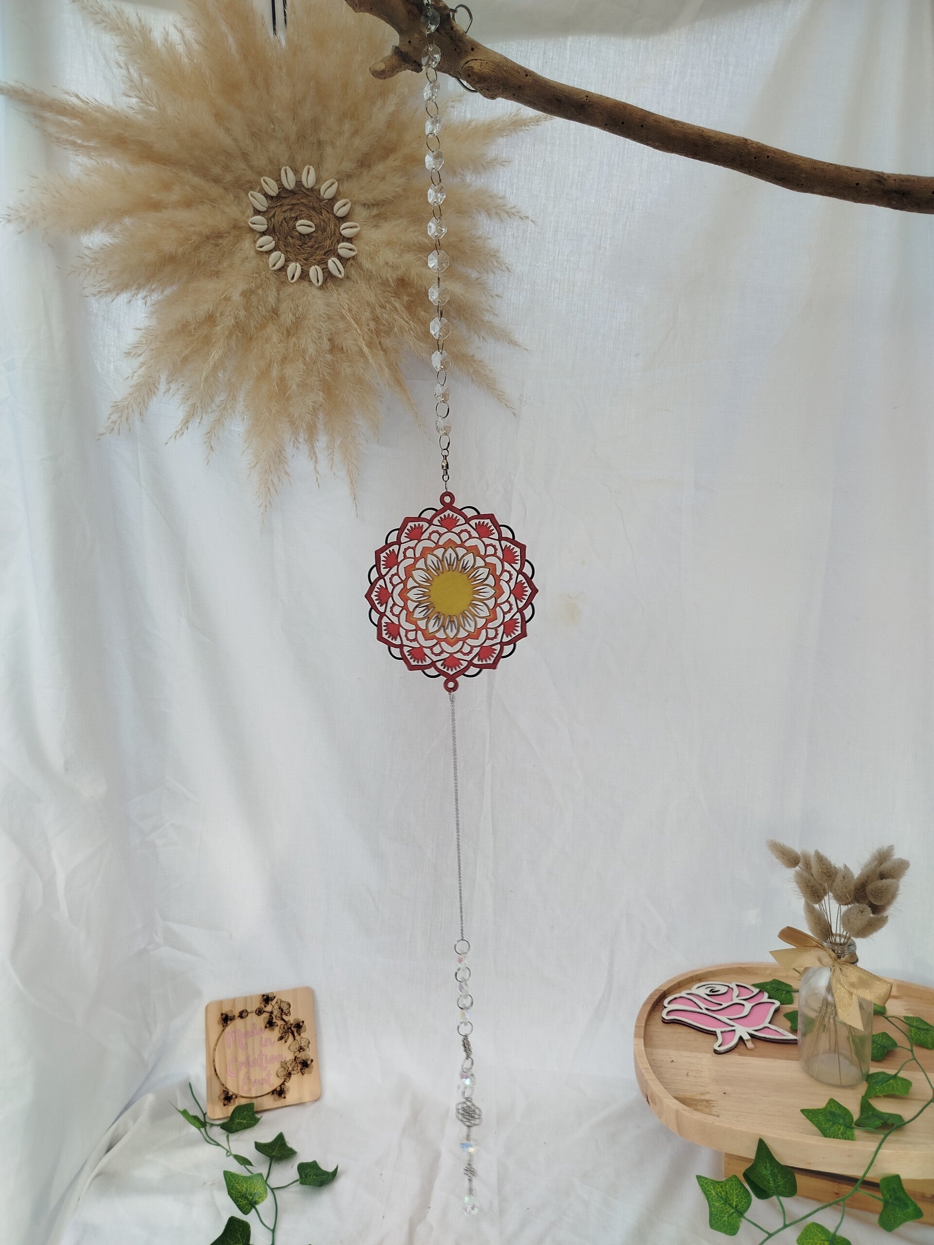 Capteur de soleil " bois "