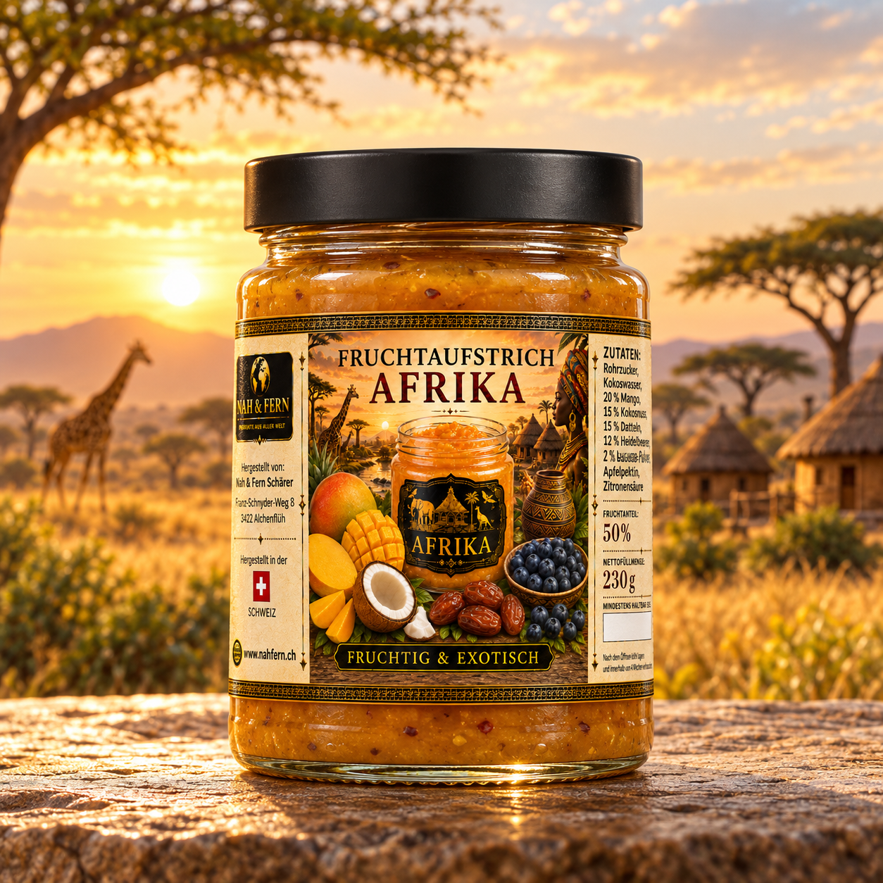 Fruchtaufstrich Afrika