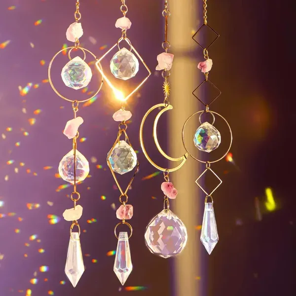 Ametyst-Kristall-Suncatcher
