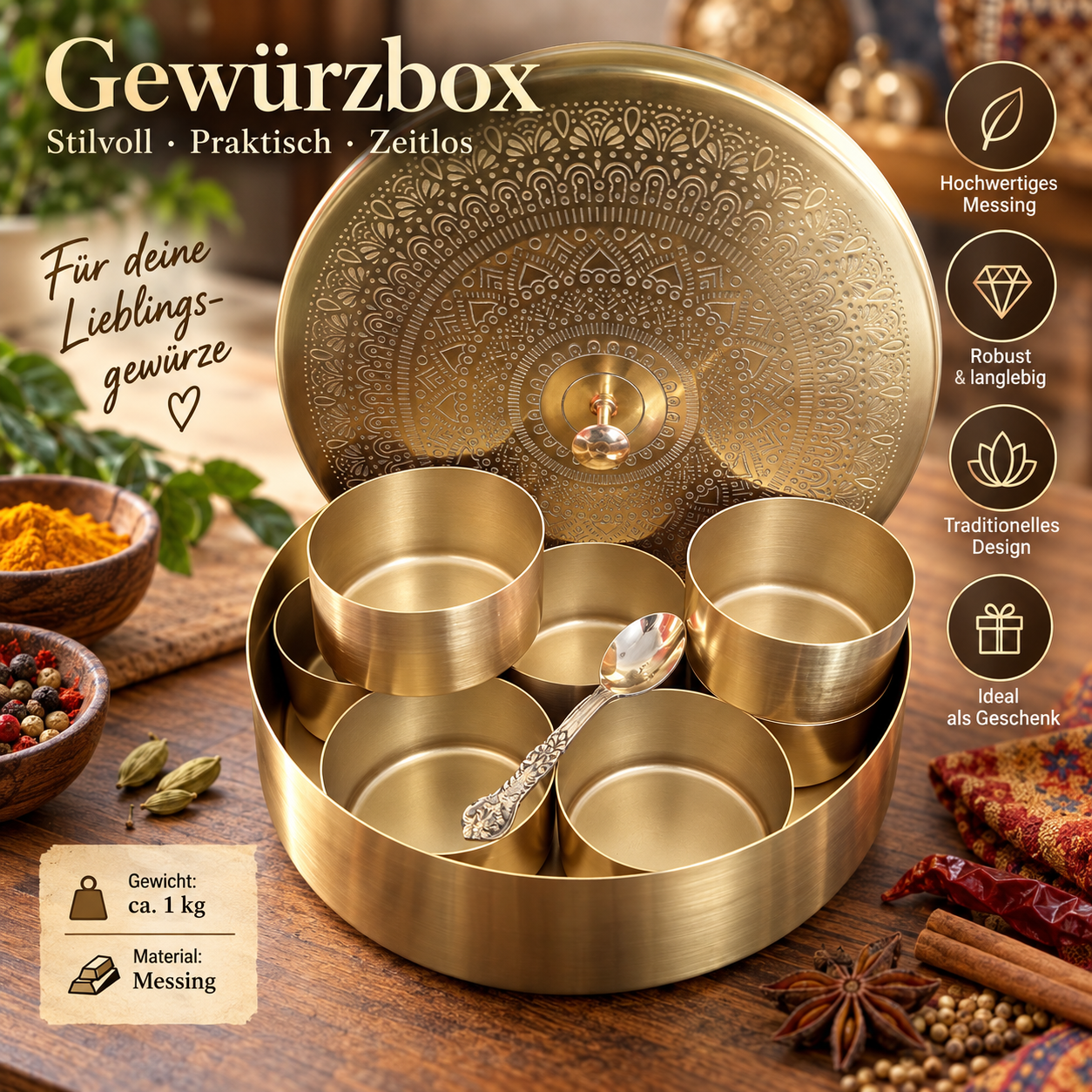 Gewürzbox Masala Dabba