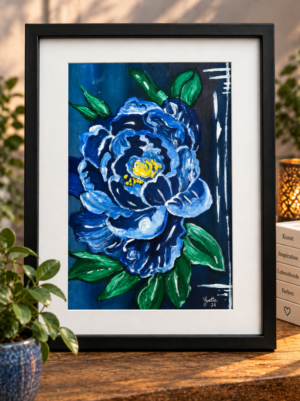Blaue Eleganz