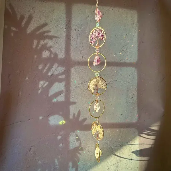 Chakra-Edelstein-Suncatcher