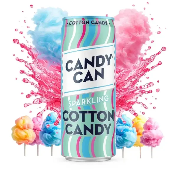 Belgien Candy Can Sparkling Cotton Candy
