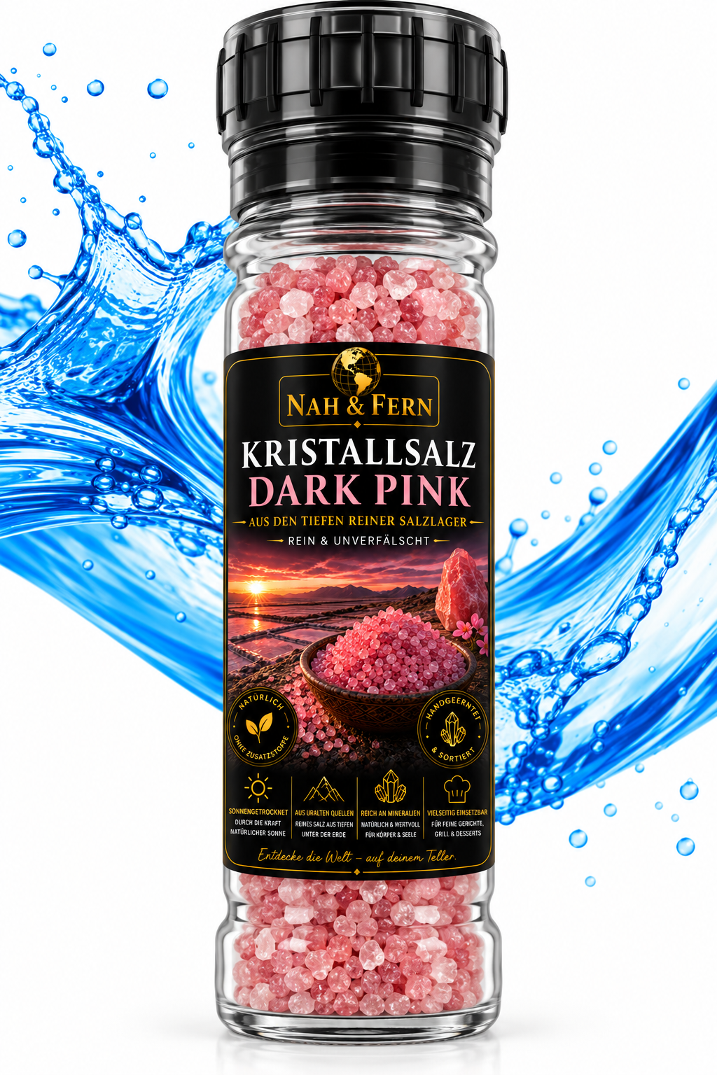 Kristallsalz Dark Pink