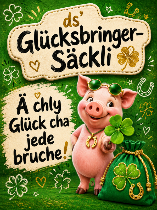 ds ' Glücksbringer-Säckli