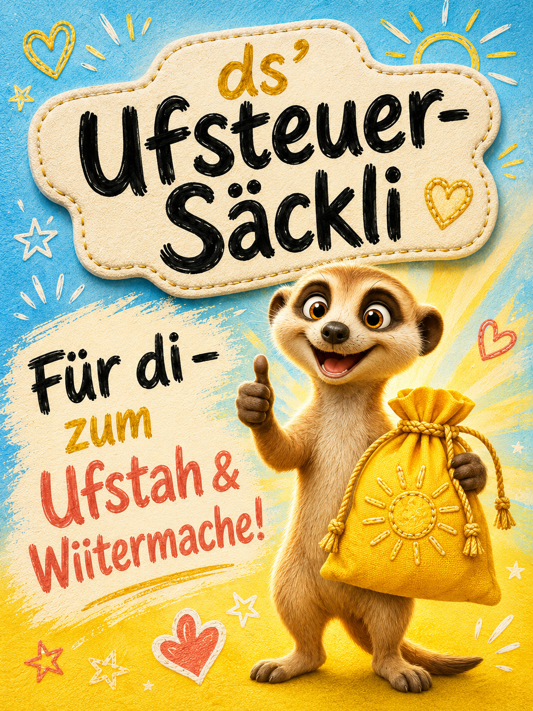 ds' Ufsteuer-Säckli