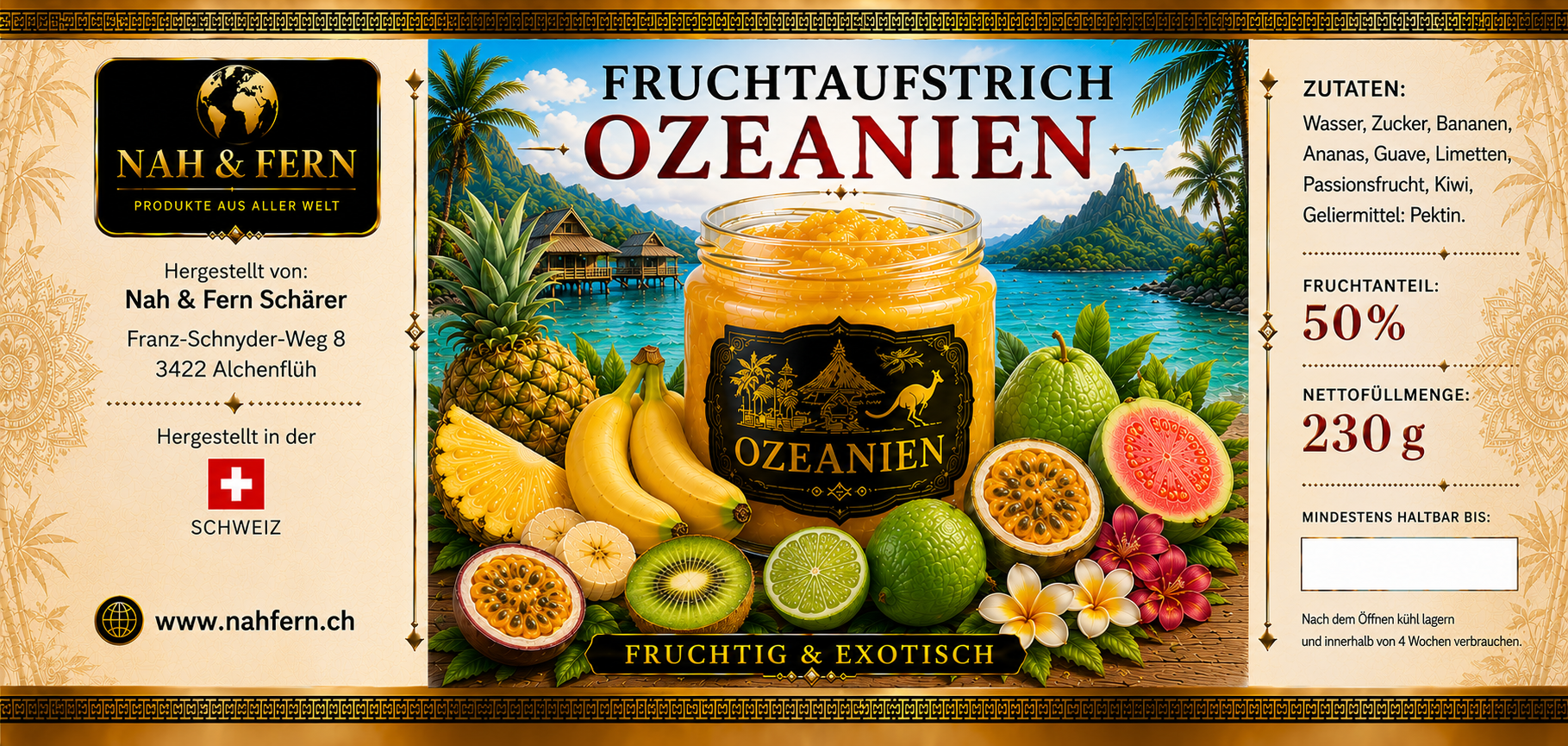 Fruchtaufstrich Ozeanien