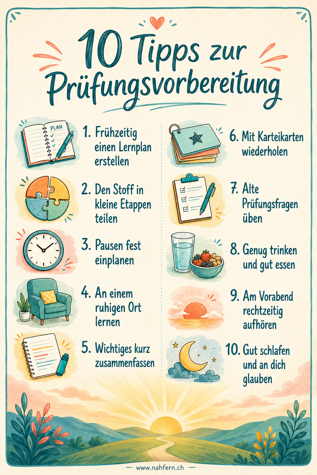 Karte Prüfungs-vorbereitung