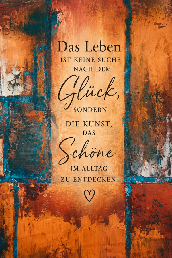 Das Leben ist keine Suche