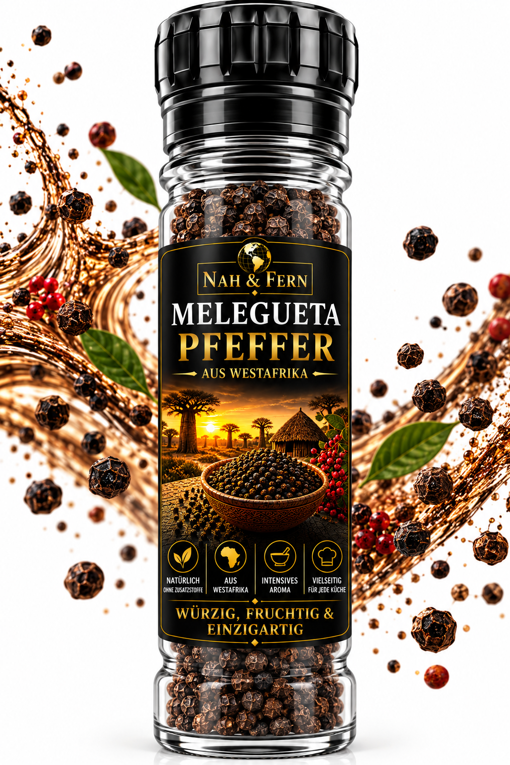 Melegueta Pfeffer (Paradieskörner)