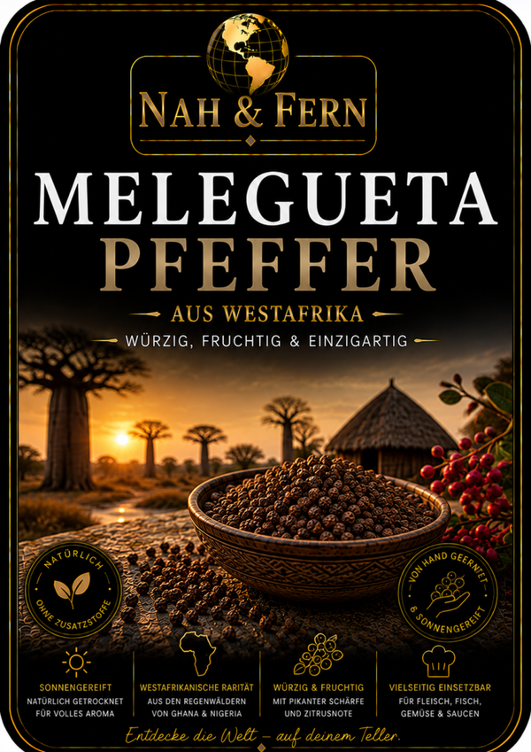 Melegueta Pfeffer (Paradieskörner)