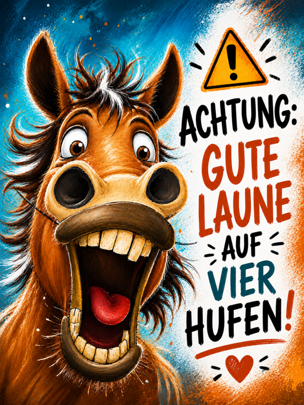 Achtung gute Laune