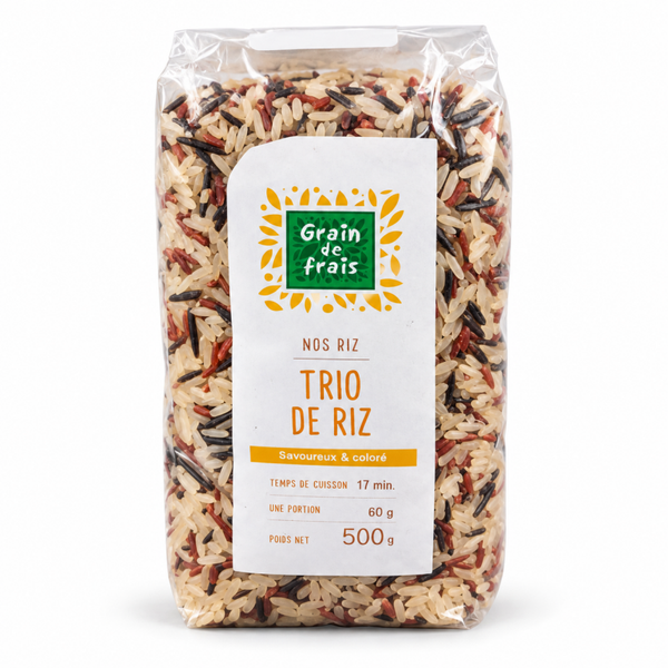 Reis-Trio – drei Reissorten