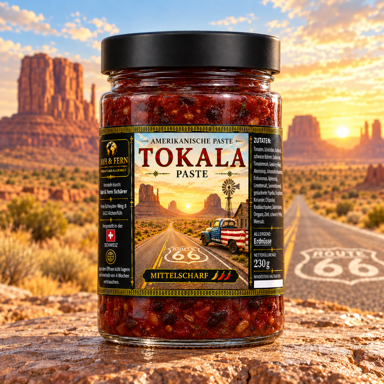 Amerikanische Tokala Paste