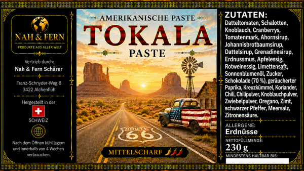 Amerikanische Tokala Paste