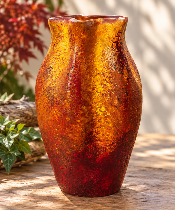 Kunstvase "Herbstfeuer"