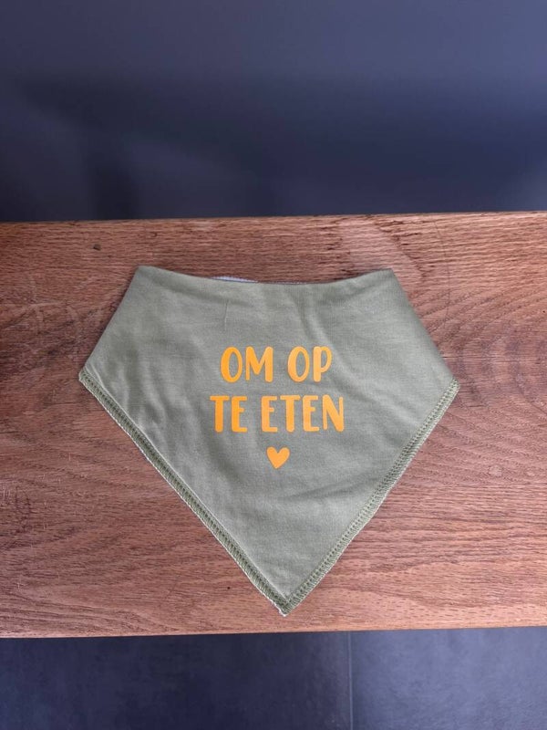 Kwijlslab op te eten
