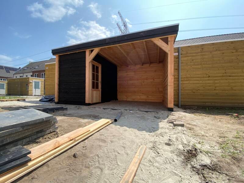 houten schuurtje