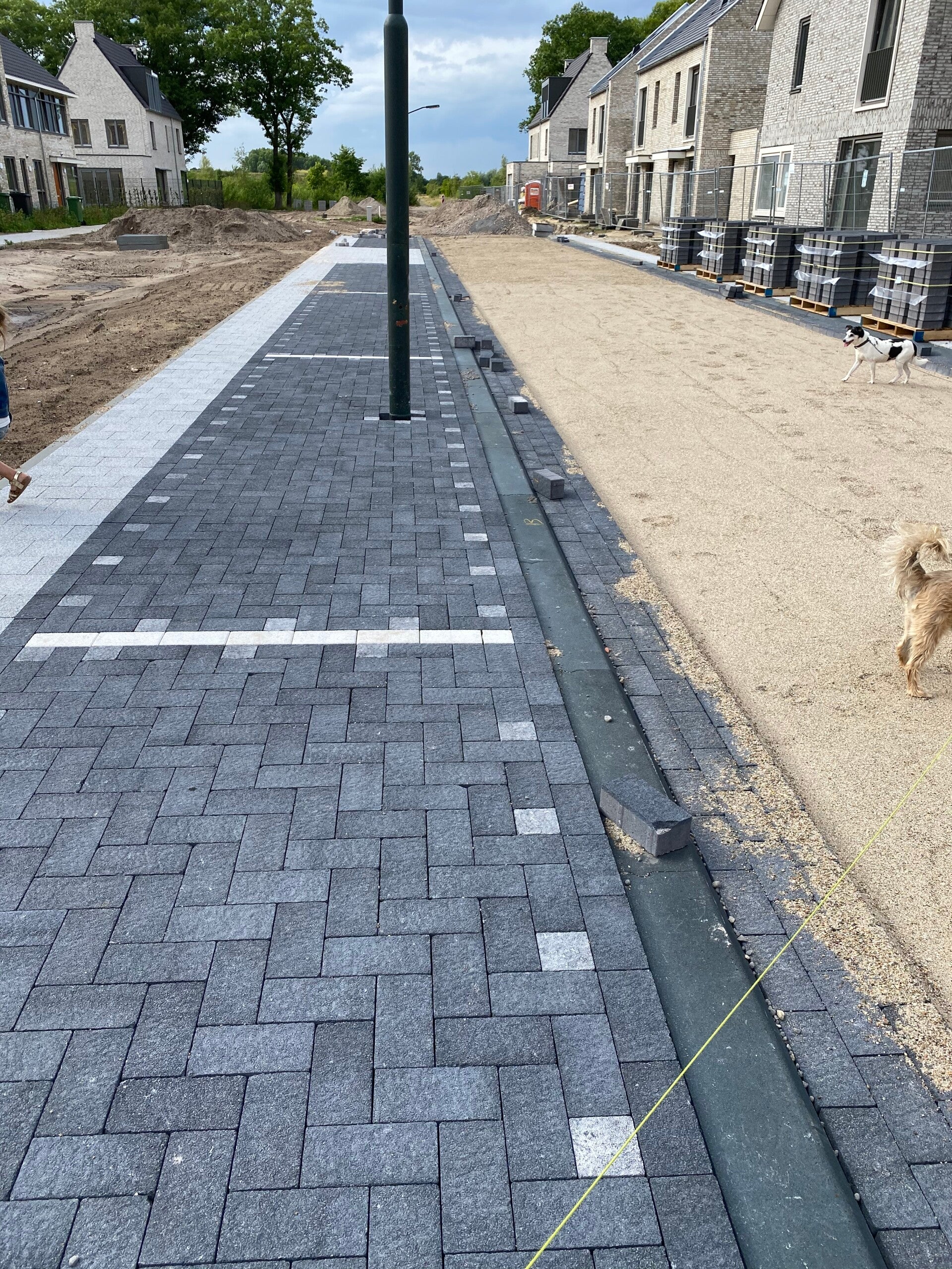 Bestrating straat
