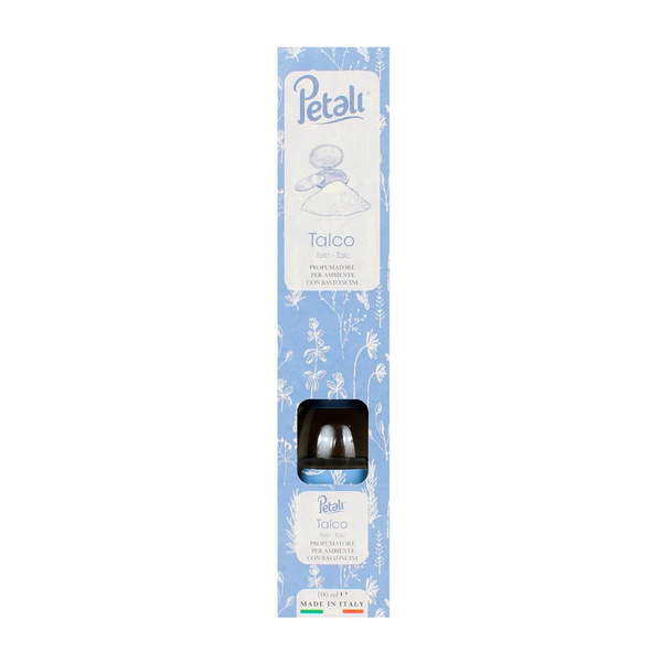 PETALI PROFUMATORE PER AMBIENTI DIFFUSORE CON BASTONCINI FRAGRANZA TALCO 100 ML