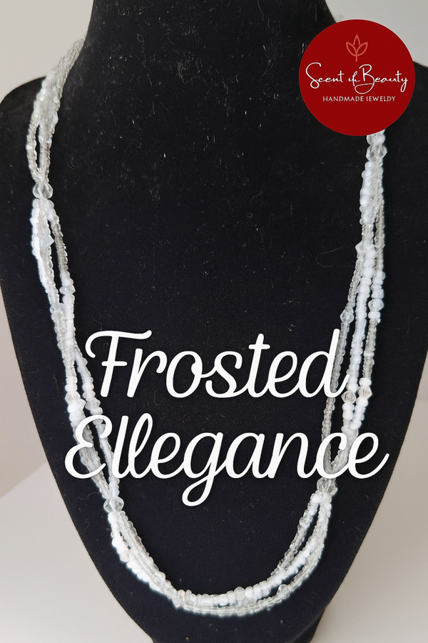 Frosted Elegance – Glasperlenkette mit Stil