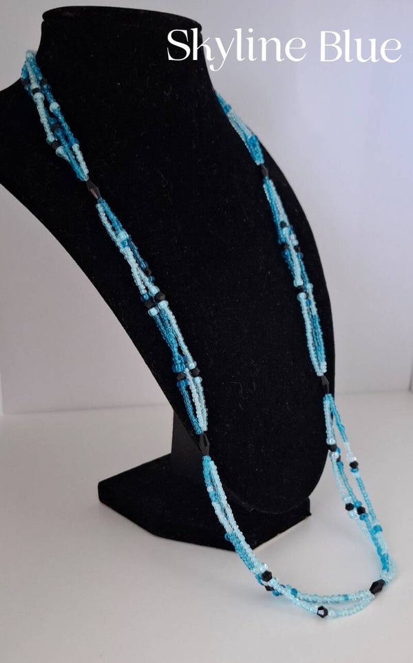Skyline Blue – Your Piece of Sky in Glass Beads