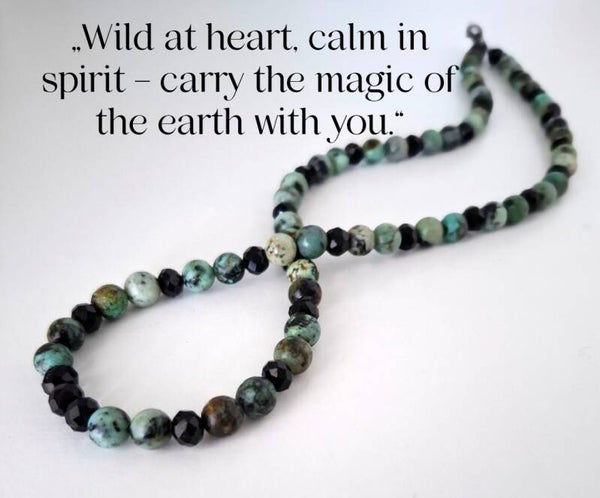 Savannah Dream – Necklace of African Turquoise