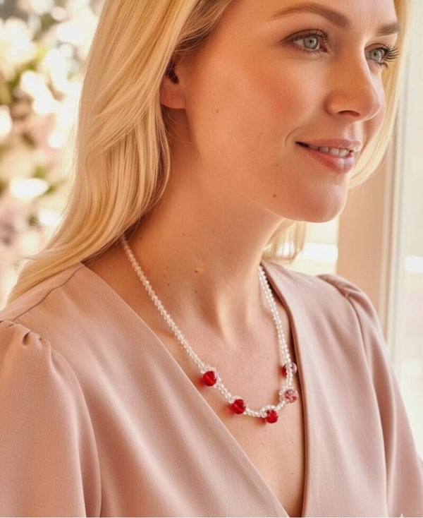 Scarlet Sparkle – Red Elegance in Crystal Form