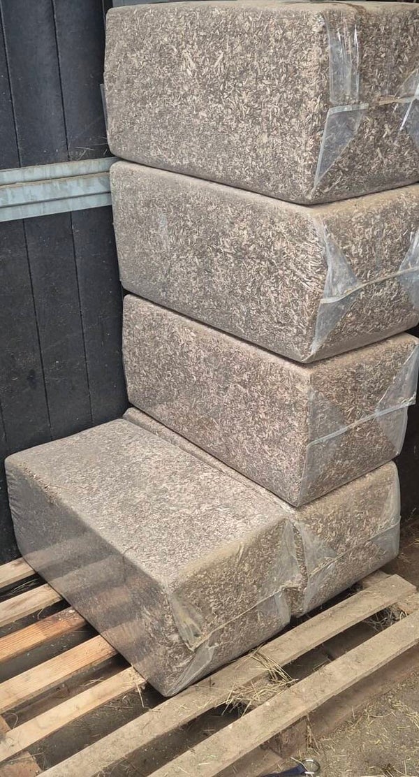 20kg zakken Gemalen bonenstro