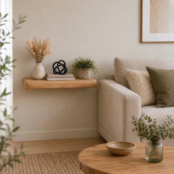 Wandplank KERSEN zwevend decoratief schap 43cm #130K