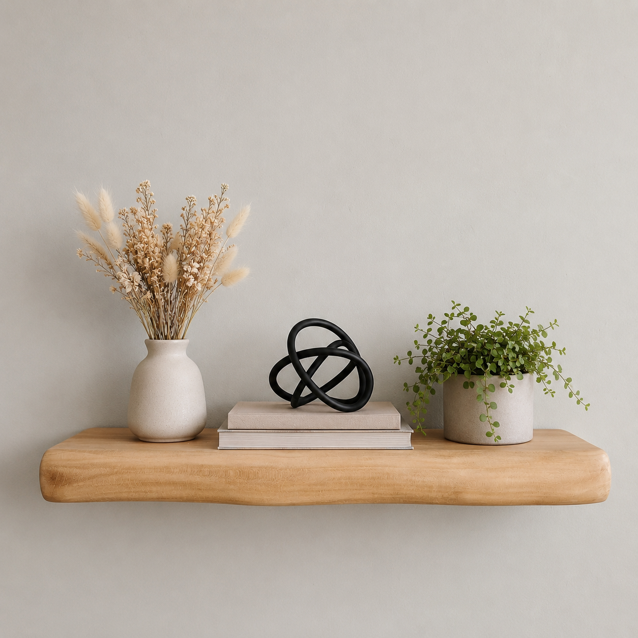 Wandplank KERSEN zwevend decoratief schap 43cm #130K