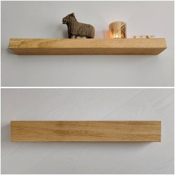 Wandplank EIKEN zwevend 58cm