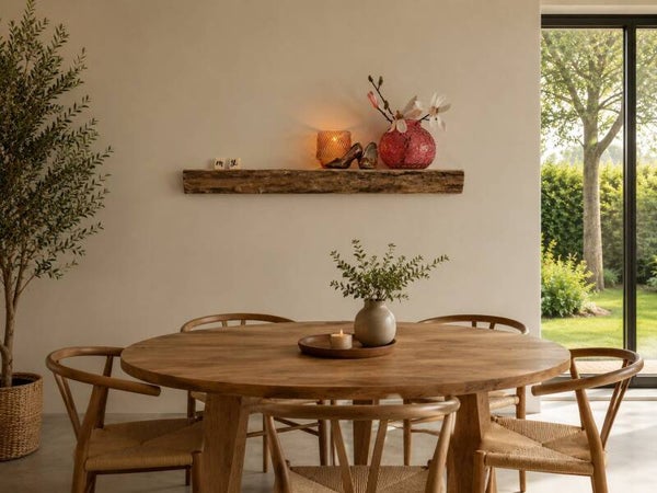 Wandplank BEUKEN zwevend incl. montagepennen 69,5cm #137B