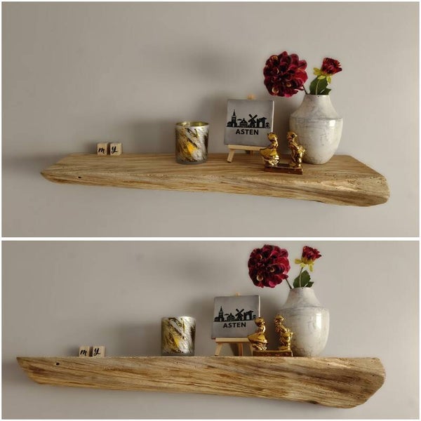Wandplank EIKEN zwevend 64cm