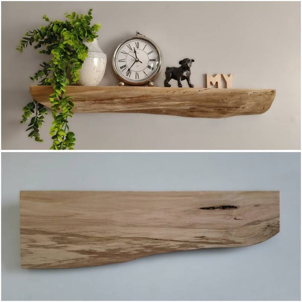 Wandplank EIKEN zwevend 63,5cm