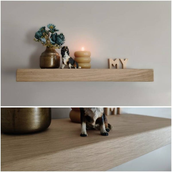 Wandplank EIKEN zwevend 48,3cm