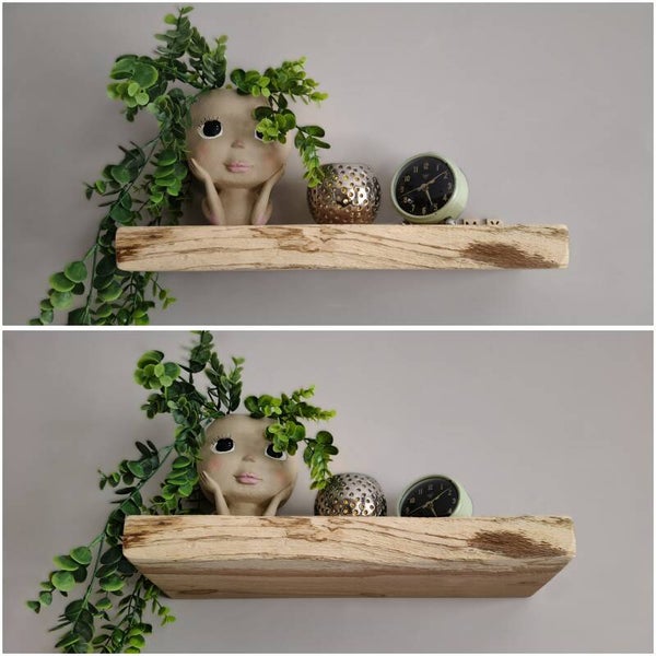Wandplank EIKEN zwevend 41cm
