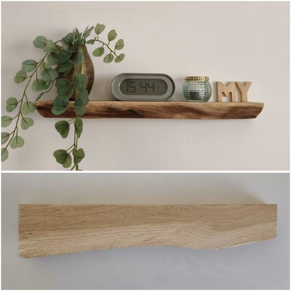 Wandplank EIKEN zwevend 49,5cm