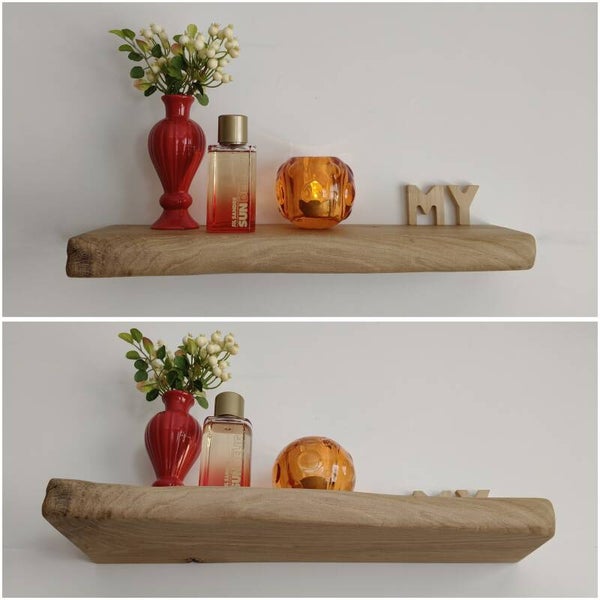 Wandplank EIKEN zwevend 49,5cm