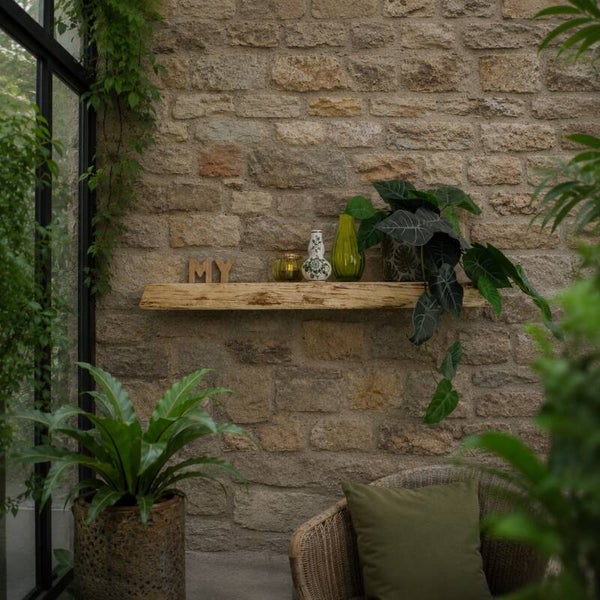 Wandplank EIKEN zwevend incl. montagepennen 63cm #260
